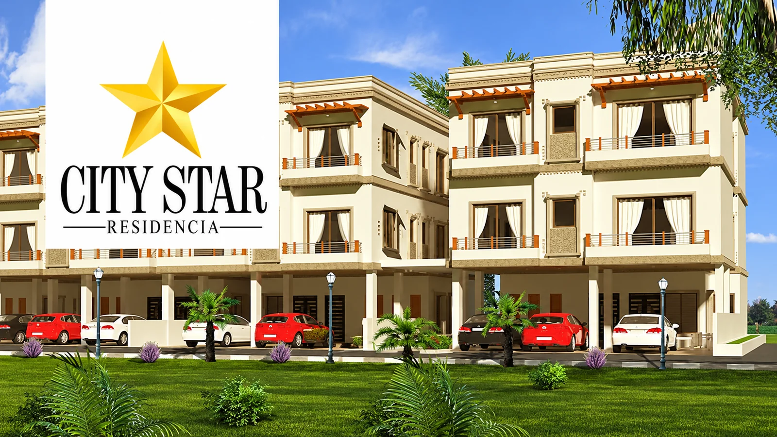 City Star Residencia apartment complex on Canal Bank Road, Lahore